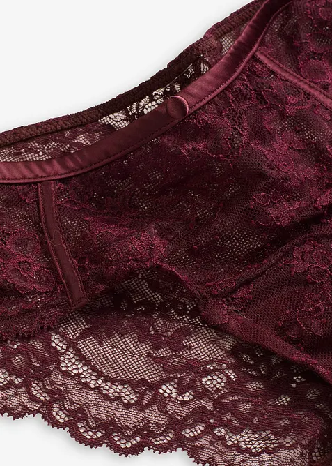 Hipstertruse i forseggjort blondemateriale, bonprix