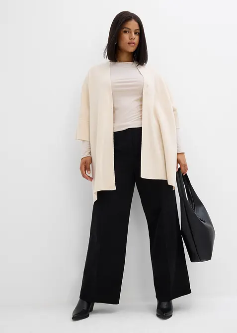 Oversized strikkecape, bonprix