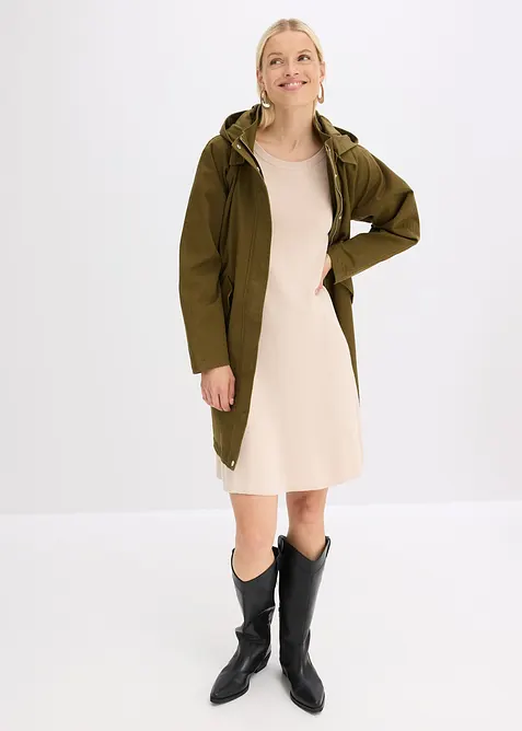 Strikkekjole av myk viskosemiks, bonprix