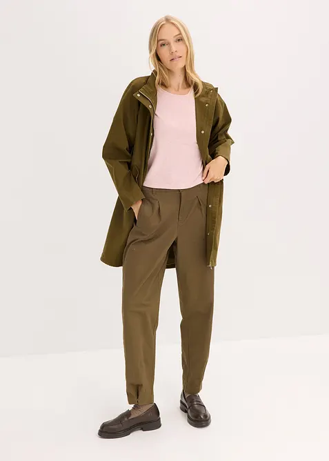 Kort topp i boxy passform, bonprix