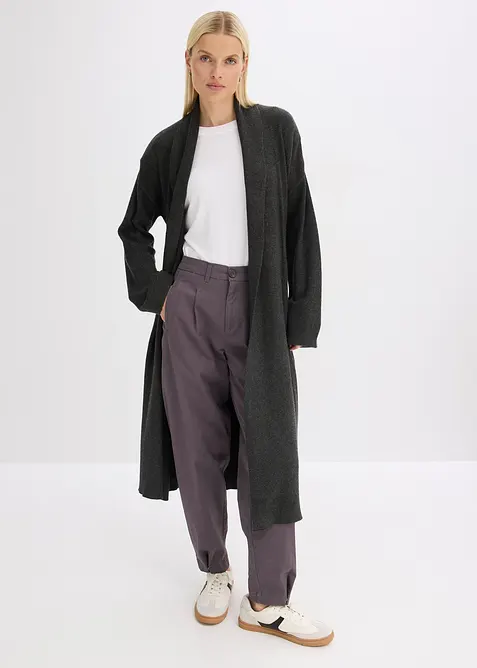 Strikket kåpe av myk viskosemiks, bonprix