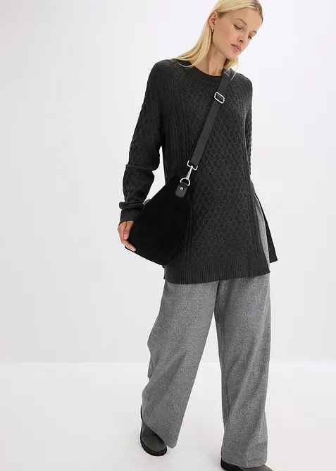 Lang genser i lett viskosemiks, bonprix