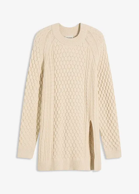 Lang genser i lett viskosemiks, bonprix