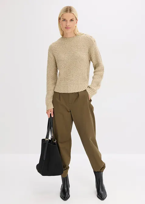 Grovstrikket genser, bonprix