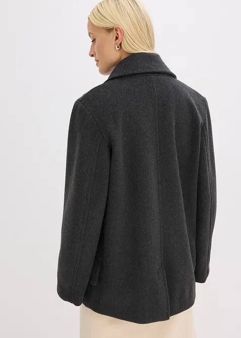 Caban-jakke i ullstil, bonprix