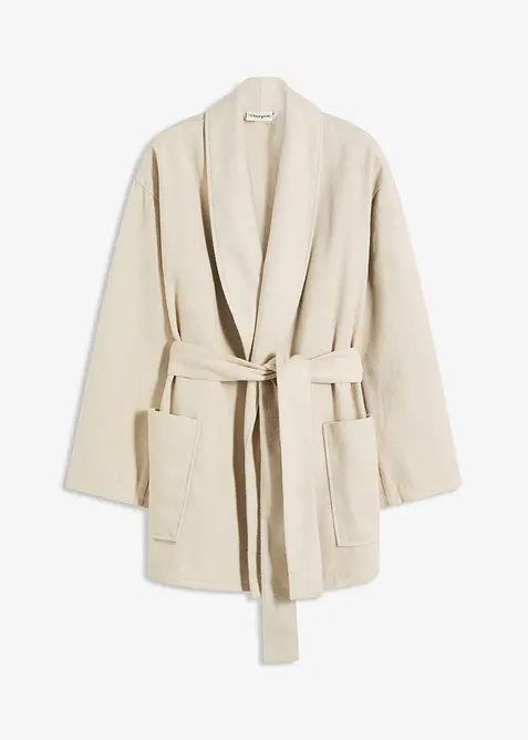 Jakke i ull look, bonprix