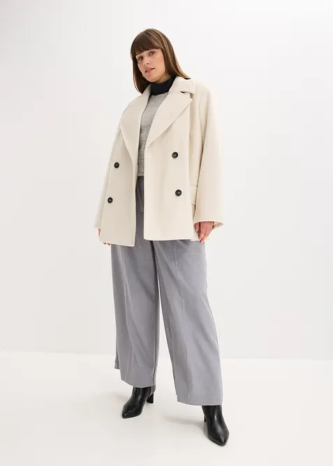 Caban-jakke i ullstil, bonprix