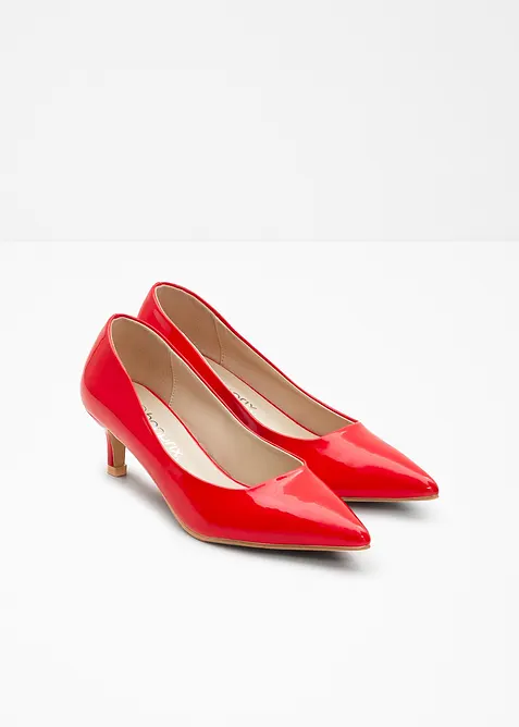 Pumps i lakk-look, bonprix