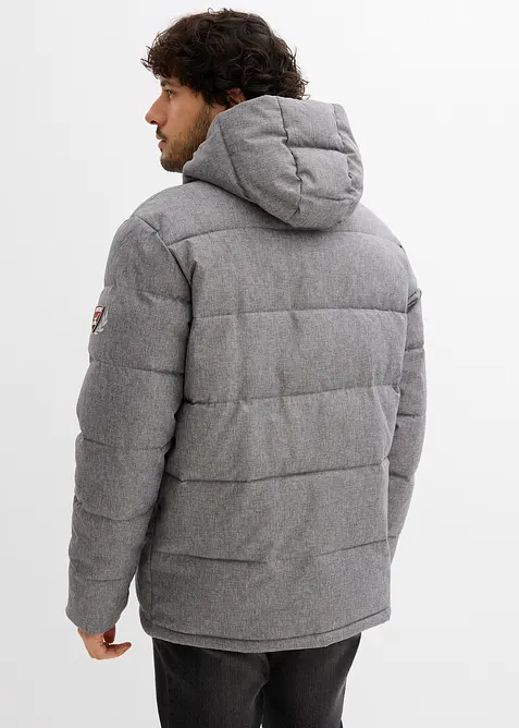 Vattert vinterjakke med hette, bonprix