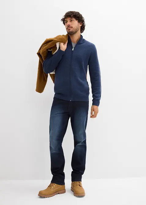 Finstrikket jakke, bonprix