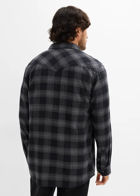 Flanellskjorte i 100% bomull, bonprix