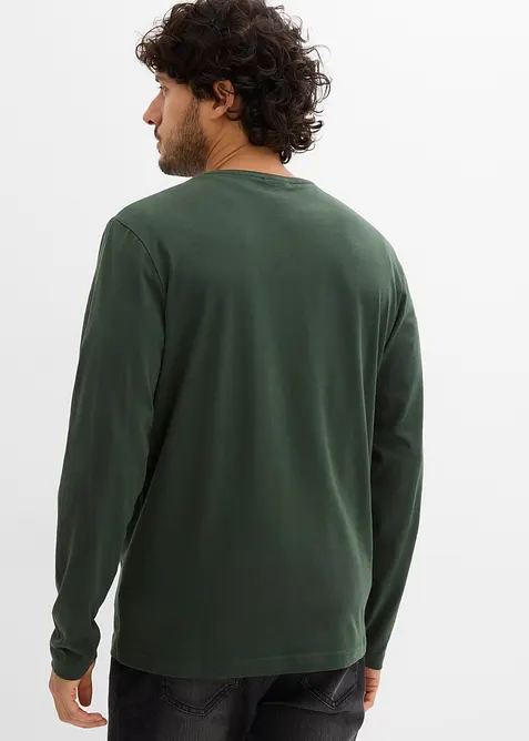 Langermet shirt (2-pack), bonprix