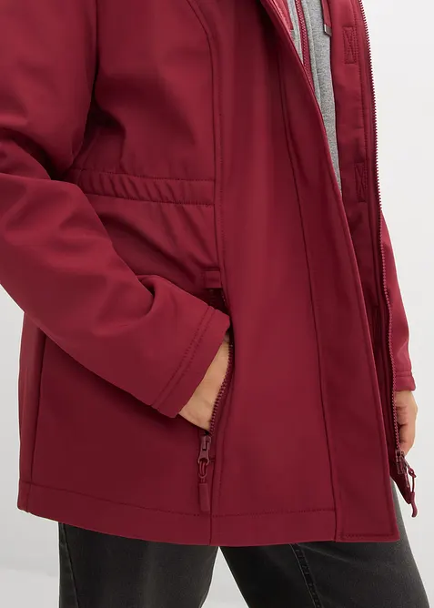 Lang, 2-i-1-softshelljakke, vannavvisende, bonprix