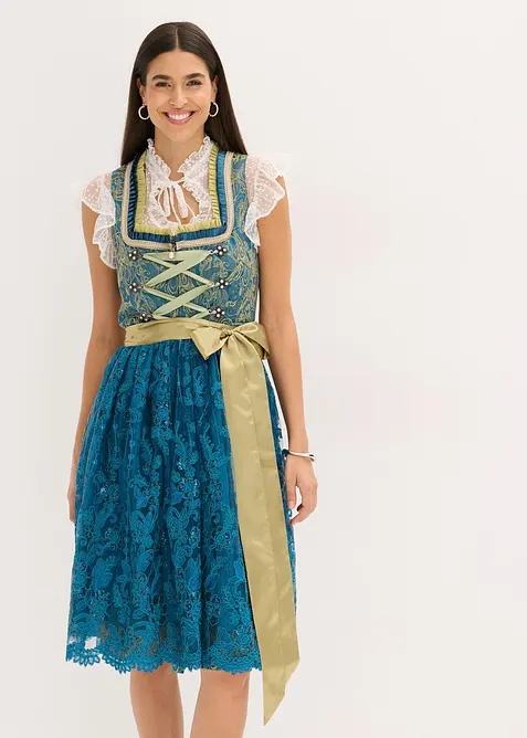 Dirndl med paljett-forkle (2-delt sett), bonprix