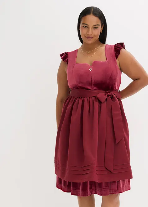 Dirndl og forkle (2-delt sett), bonprix