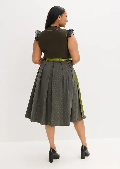 Dirndl og forkle (2-delt sett), bonprix