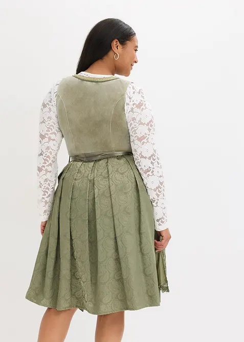 Dirndl med paljett-forkle (2-delt sett), bonprix