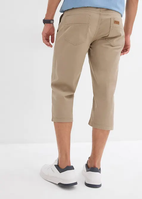 Lang bermudashorts i ren bomull, Regular Fit, bonprix