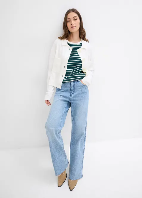 T-skjorte i formstabil, 100% &oslash;kologisk bomull, bonprix