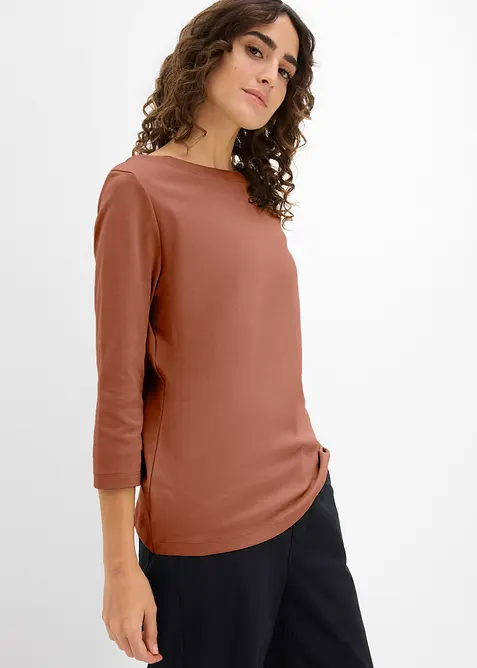 T-skjorte i formstabil, 100% &oslash;kologisk bomull, bonprix