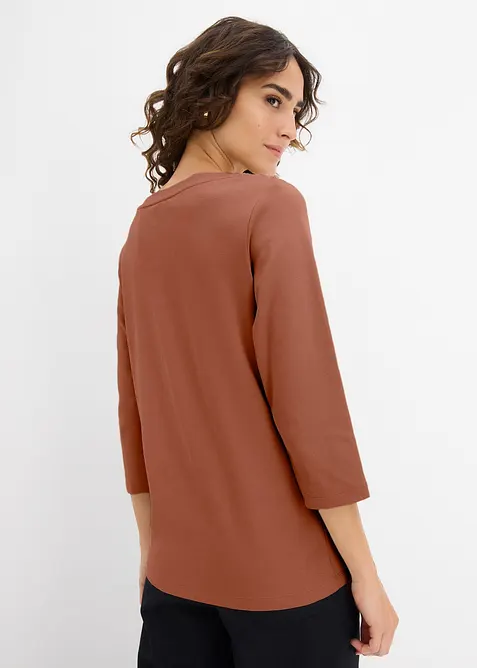 T-skjorte i formstabil, 100% &oslash;kologisk bomull, bonprix