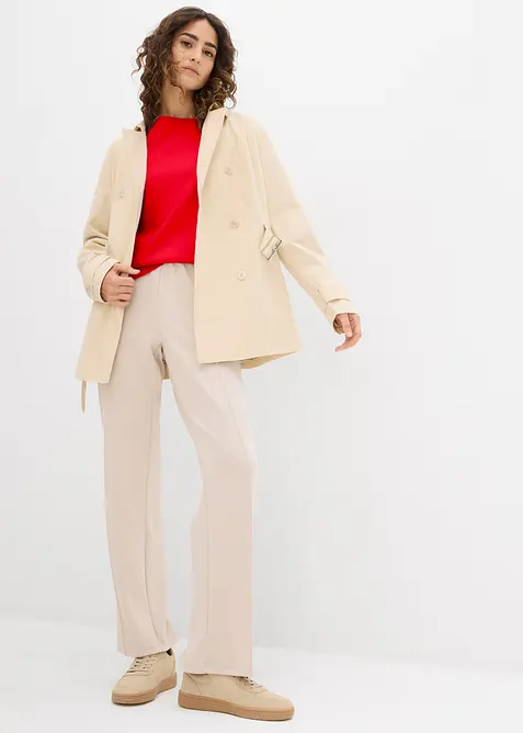 T-skjorte i formstabil, 100% økologisk bomull, bonprix