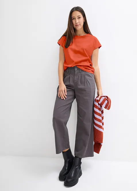 T-skjorte i 100% økologisk bomull, bonprix