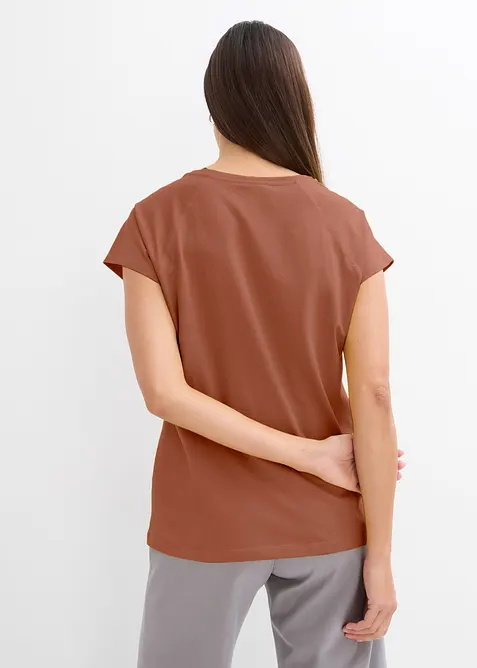 T-skjorte i 100% &oslash;kologisk bomull, bonprix