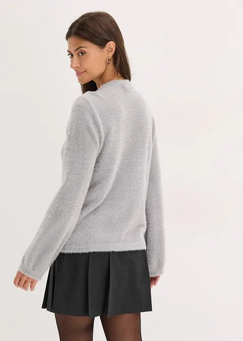 Myk genser med vide ermer, bonprix