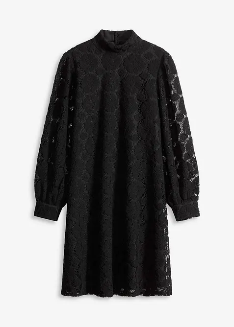 Minikjole i blondemateriale, bonprix