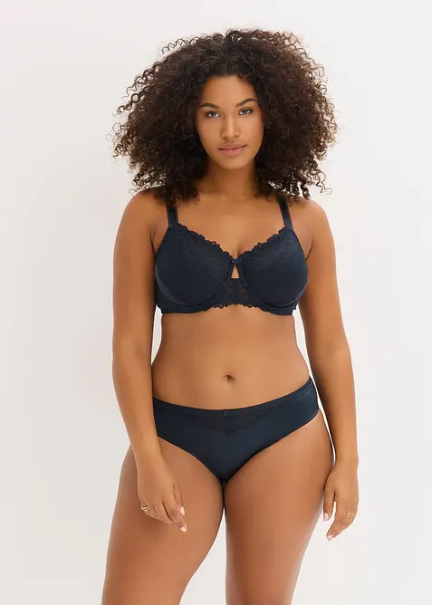 Vattert BH i materiale med glans, bonprix