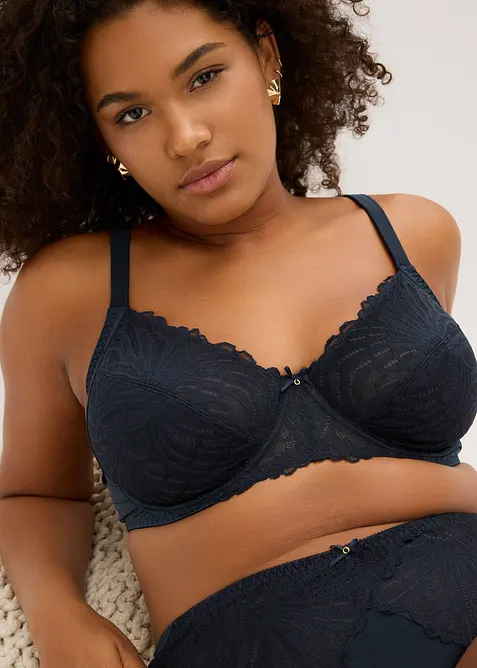 Minimizer-BH med delikate blonder, bonprix