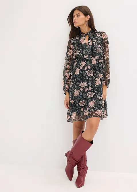 Chiffonkjole, bonprix