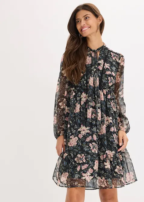 Chiffonkjole, bonprix