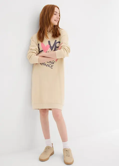 Hettegenser i 100% økologisk bomull, bonprix