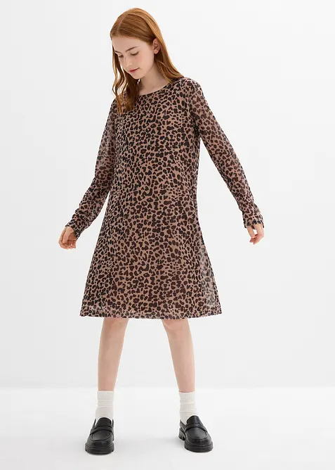 Minikjole av mesh, bonprix