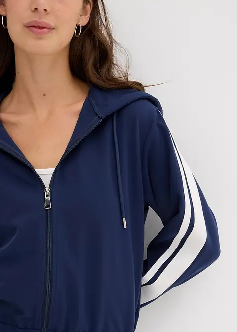 Treningsjakke med striper, bonprix