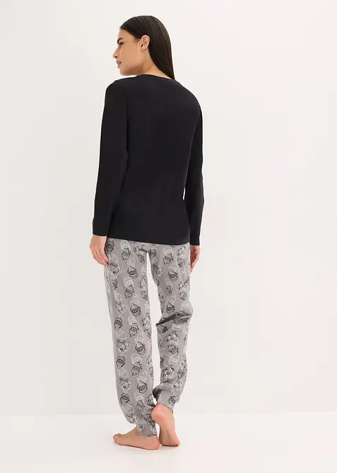 Pyjamas i 100% bomull, bonprix