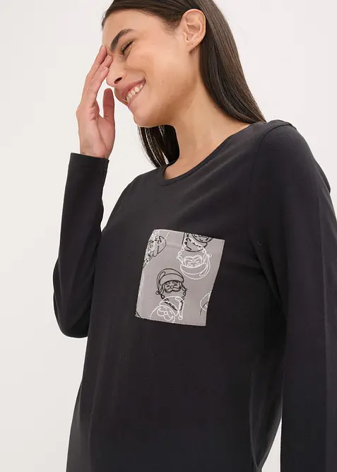 Pyjamas i 100% bomull, bonprix