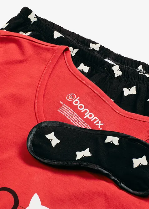 Pyjamas med sovemaske, bonprix