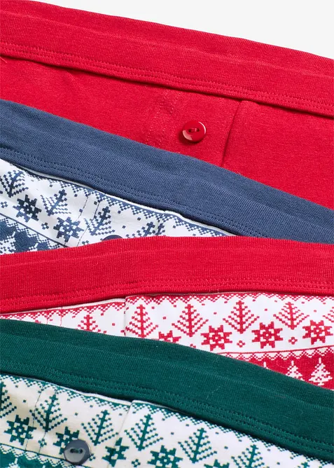 Dameboxer med økologisk bomull (4-pack), bonprix