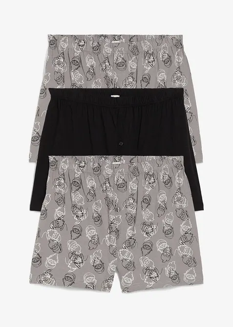 Vid boxershorts med økologisk bomull (3-pack), bonprix