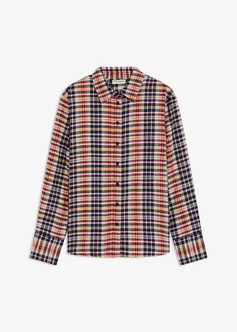 Flanellskjorte av 100% bomull, bonprix