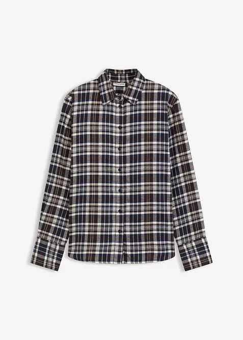 Flanellskjorte av 100% bomull, bonprix