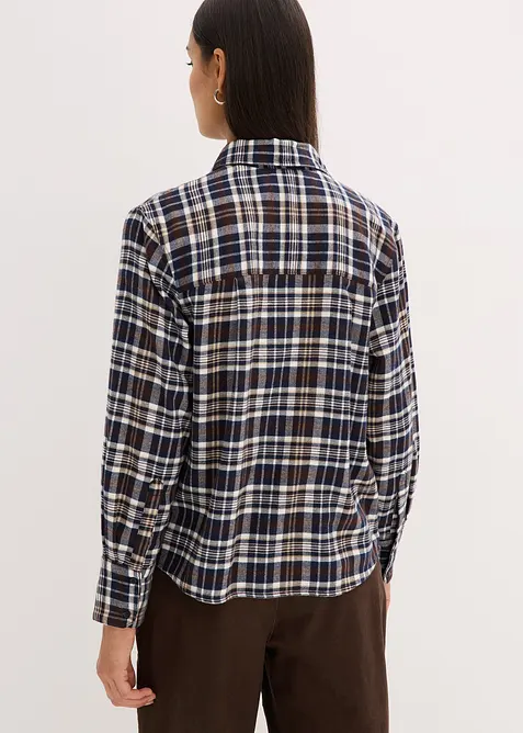 Flanellskjorte av 100% bomull, bonprix