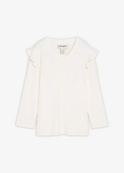 Jerseytopp av bomullsmiks, bonprix