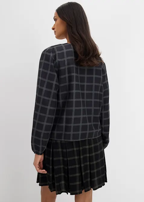 Vid bluse av  myk viskose, bonprix