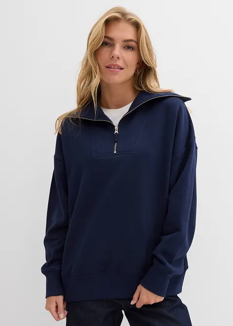 Sweatshirt i myk bomullsmiks, bonprix