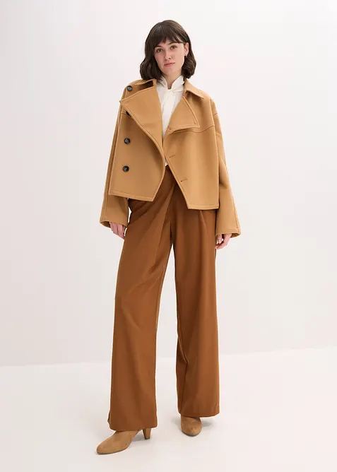 Vid bukse i viskosemiks, bonprix