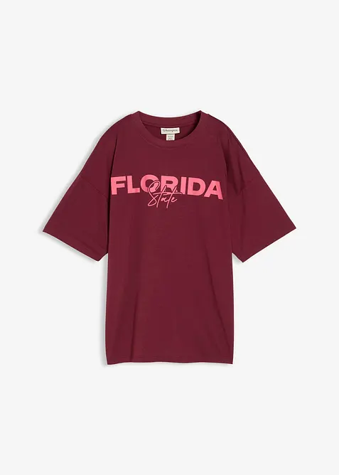 Oversized T-skjorte i 100% &oslash;kologisk bomull, bonprix